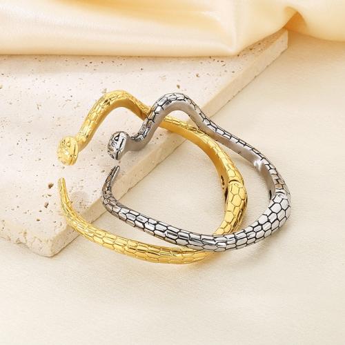 Stainless Steel Bangle 304 Stainless Steel Snake Vacuum Ion Plating for woman Sold By PC