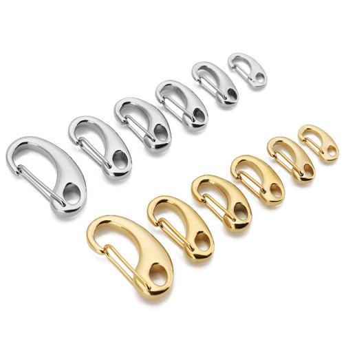 Ruostumaton teräs Carabiner avaimenperä, 304 Stainless Steel, tee-se-itse & erikokoisia valinnalle, enemmän värejä valinta, Myymät PC