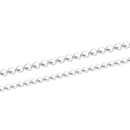 925 Sterling Silver Chains DIY silver color Sold By m