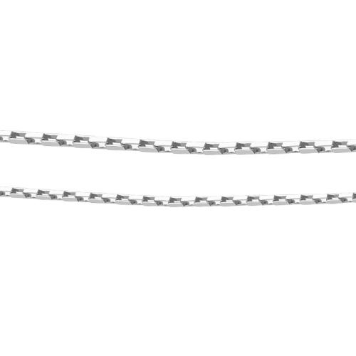 925 Sterling Silver Chains DIY & box chain silver color Sold By m