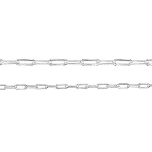 Catene d'argento Sterling, 925 sterline d'argento, DIY & fiori recisi & formato differente per scelta, argento, Venduto da m