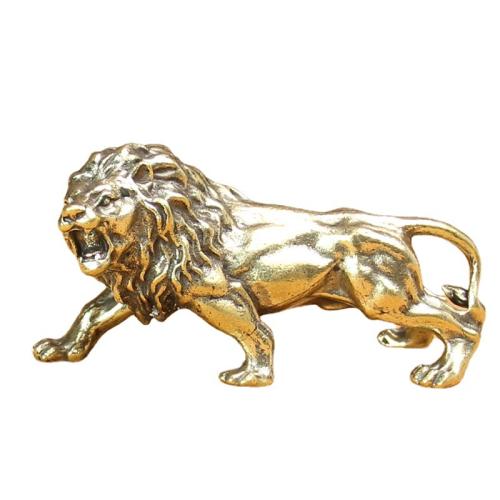 Tea Pet Decoration Brass Lion Sold By PC