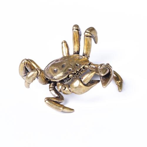 Brass Tea Pet Crab vintage Sold By PC