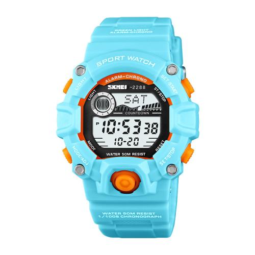 Fashion Children Watch Resin with TPU Life water resistant & Boy & fashion jewelry & Chinese movement & luminated Length Approx 21.5 cm Sold By PC