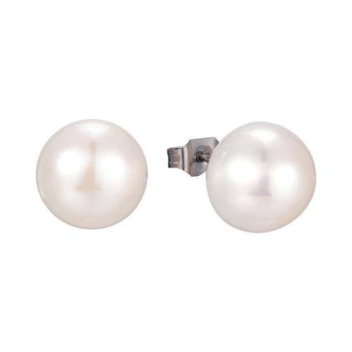 Titanio Acciaio Orecchini, Titantium acciaio, with Shell Pearl, gioielli di moda & per la donna, Venduto da coppia