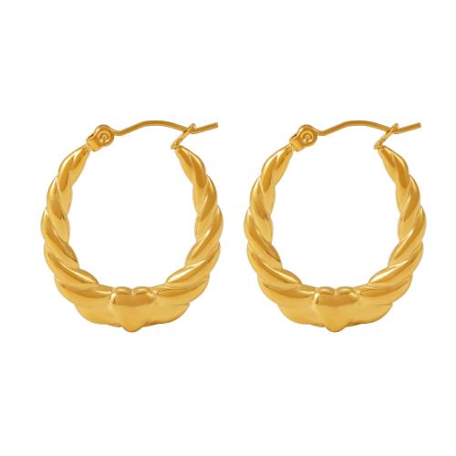 Rostfritt stål spaken bakåt Earring, 304 rostfritt stål, mode smycken & för kvinna, fler färger för val, 23.60x28.40mm, Säljs av Par