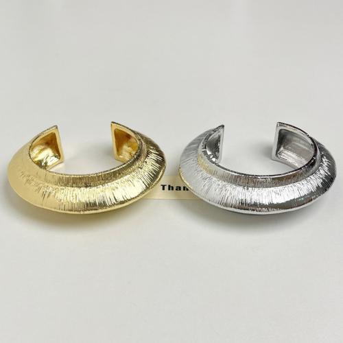 Brass Bracelet & Bangle plated fashion jewelry & for woman diameter 58mm width 26mm Sold By PC