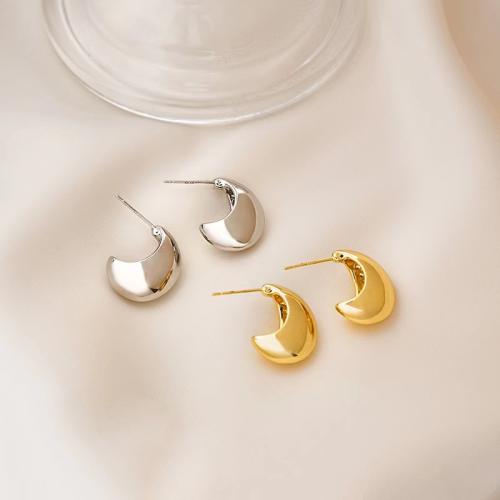 Stainless Steel Stud Earrings 304 Stainless Steel fashion jewelry & for woman 18mm Sold By Pair