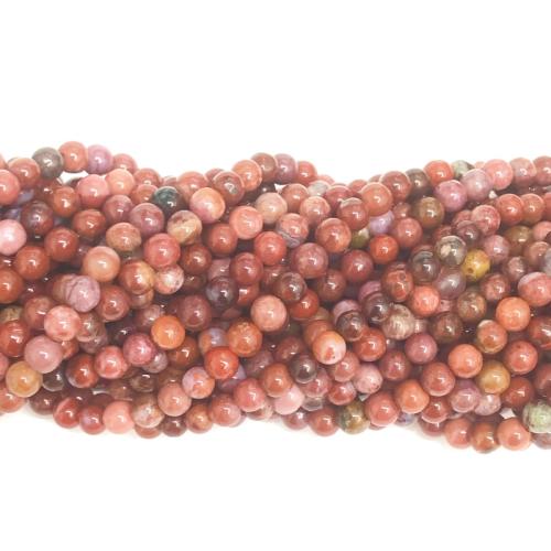 Agate Beads Round polished DIY mixed colors Sold Per Approx 38 cm Strand