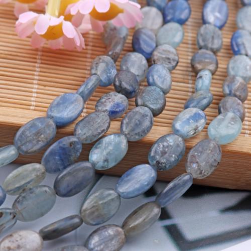 Prirodni kvarc nakit Beads, Kyanite, možete DIY, plav, 8x12mm, 30računala/Strand, Prodano By Strand