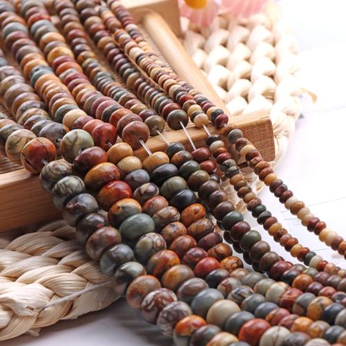 Gemstone Jewelry Beads Picasso Jasper DIY Sold By Strand