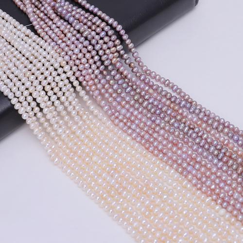 Kartoffel ferskvandskulturperle Beads, Ferskvandsperle, du kan DIY, flere farver til valg, about:6-7mm, Solgt Per Ca. 38 cm Strand