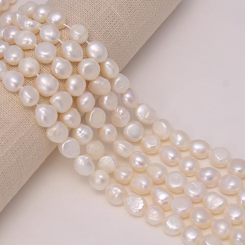 Keishi Kulturan Slatkovodni Pearl perle, možete DIY, bijel, about:6-7mm, Prodano Per Približno 38 cm Strand