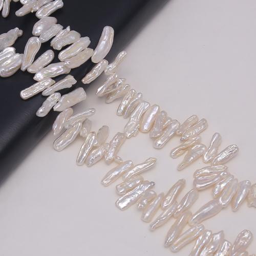 Cultured Biwa Freshwater Pearl Beads DIY white 19mm Sold Per Approx 38 cm Strand