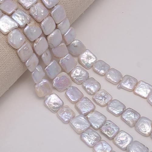 Barokna Kulturan Slatkovodni Pearl perle, možete DIY, bijel, 12mm, Prodano Per 39 cm Strand