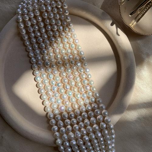 Cultured Potato Freshwater Pearl Beads DIY white mm Sold Per Approx 40 cm Strand