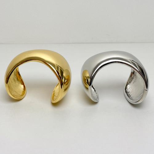 Zinc Alloy Bangle Smykker, forgyldt, mode smykker & for kvinde, flere farver til valg, Diameter :5.8cm, width :6.1cm., Solgt af PC