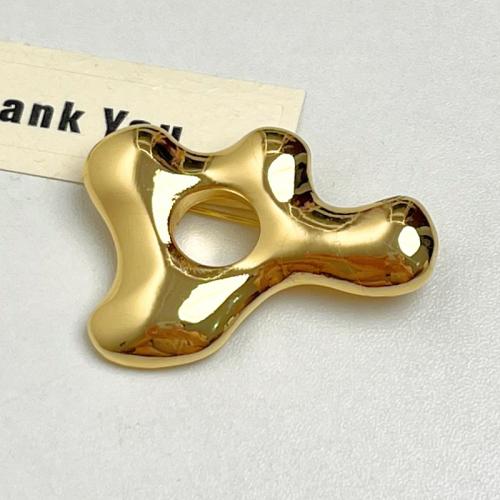 Zinc Alloy Brooches Teardrop plated fashion jewelry & for woman & hollow Sold By Pair