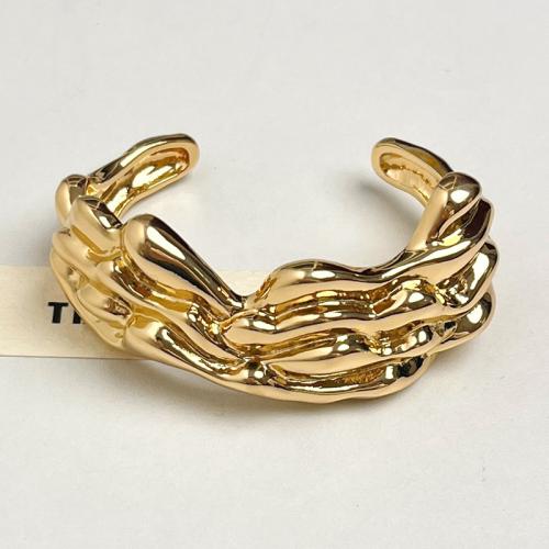 Lo zinco in lega Bangle Jewelry, lega in zinco, placcato, gioielli di moda & per la donna, nessuno, Inner diameter :5.8cm, width :3cm., Venduto da PC