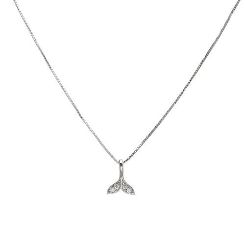 Kubieke Zirkoon Micro Pave Brass Ketting, Messing, met 6CM extender keten, plated, micro pave zirconia & voor vrouw, meer kleuren voor de keuze, Lengte Ca 41.5 cm, Verkocht door PC