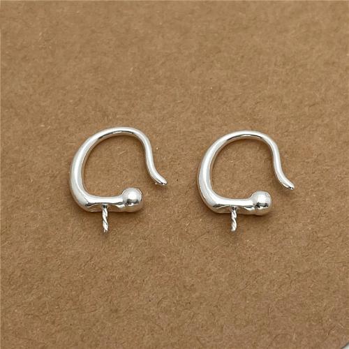 925 Sterling Silver naušnica Drop, možete DIY, 11.60x9mm, Prodano By par