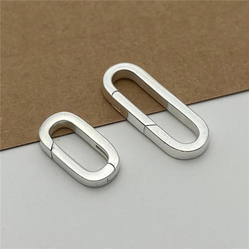 925 Sterling Silver Spring Buckle DIY Sold By PC