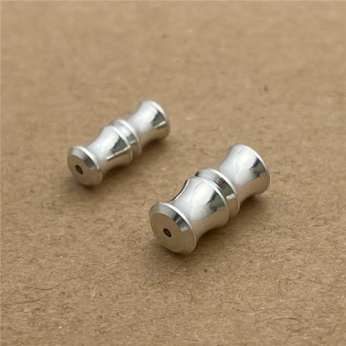 925 Sterling Silver Screw Clasp Bamboo DIY Sold By PC