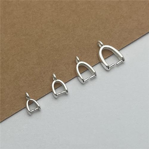 925 Sterling zilveren hanger Bail, DIY & verschillende grootte voor keus, Verkocht door PC