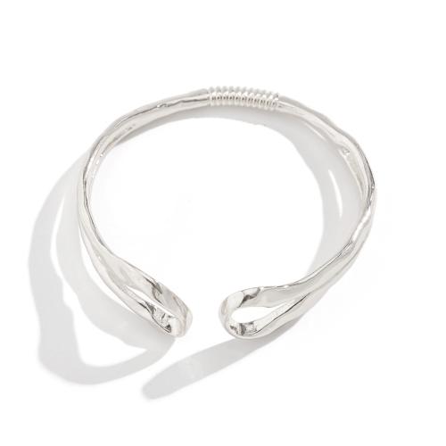 Cink ötvözet Bangle Jewelry, galvanizált, divat ékszerek, több színt a választás, nikkel, ólom és kadmium mentes, Által értékesített PC