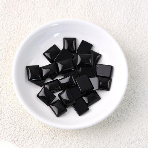 Agate Cabochon Black Agate Rectangle polished DIY Sold By PC