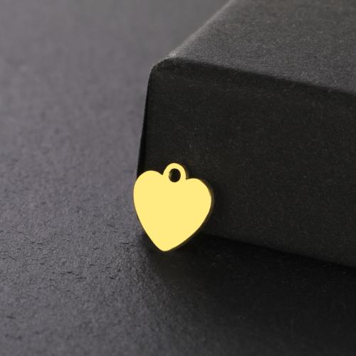 Stainless Steel Heart Pendants 304 Stainless Steel DIY Sold By PC