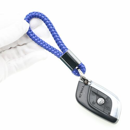 Zinc Alloy Key Clasp with PU Leather Unisex 120mm Sold By PC