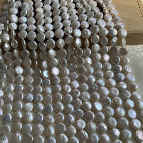 Cultured Coin Freshwater Pearl Beads DIY multi-colored mm Approx Sold By Strand