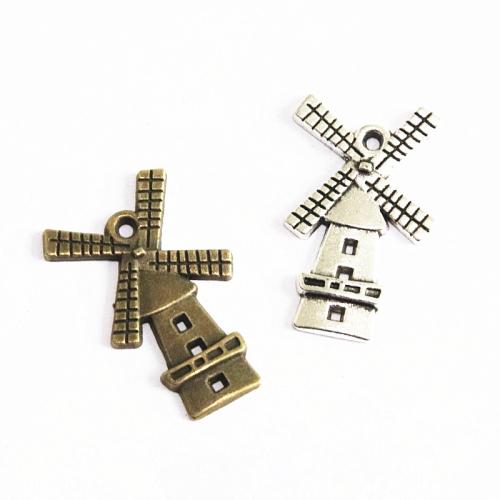 Zinc Alloy Pendants Pinwheel plated DIY Sold By Bag