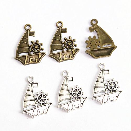 Zinc Alloy Pendants Ship plated DIY Sold By Bag