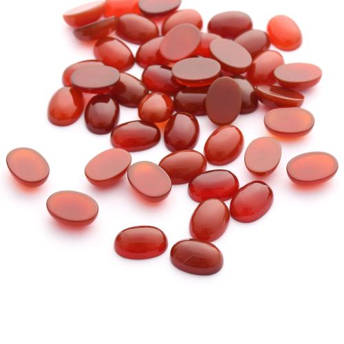 Agate Cabochon Red Agate Oval polished DIY Sold By PC