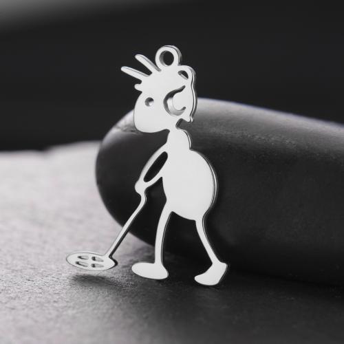 Stainless Steel Animal Pendants 304 Stainless Steel Ant shape DIY Sold By PC