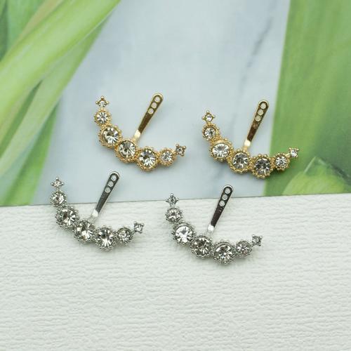 Zinc Alloy Rhinestone Pendants plated DIY & with rhinestone nickel lead & cadmium free Sold By Bag