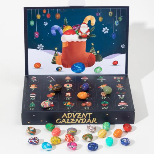 Gemstone Christmas Calendar with paper box Christmas Design Sold By Box