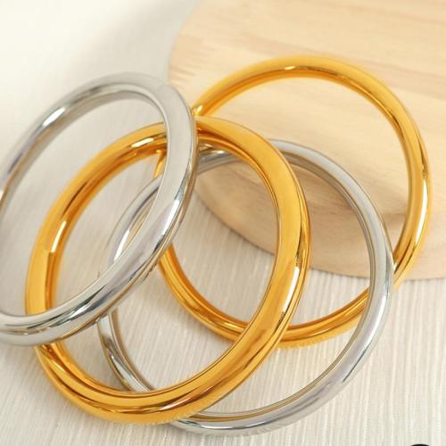 Stainless Steel Bangle 304 Stainless Steel plated fashion jewelry & for woman Sold By PC