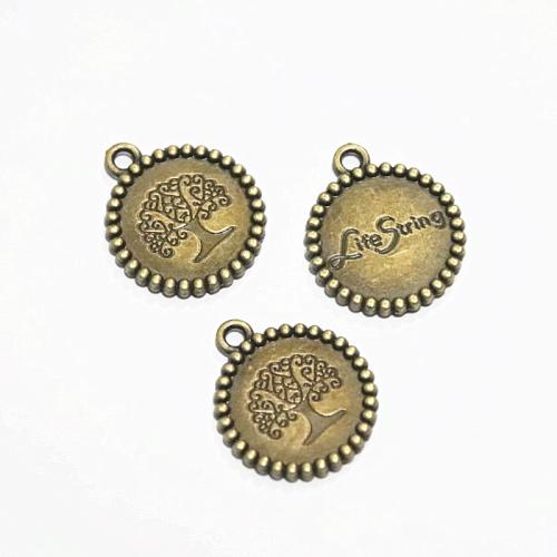 Zinc Alloy Pendant Cabochon Setting plated DIY 18mm Sold By Bag