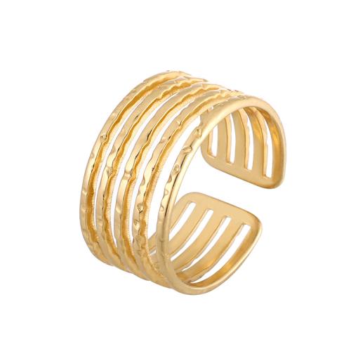 Stainless Steel Finger Ring 304 Stainless Steel fashion jewelry & for woman & hollow diameter 17mm Sold By PC