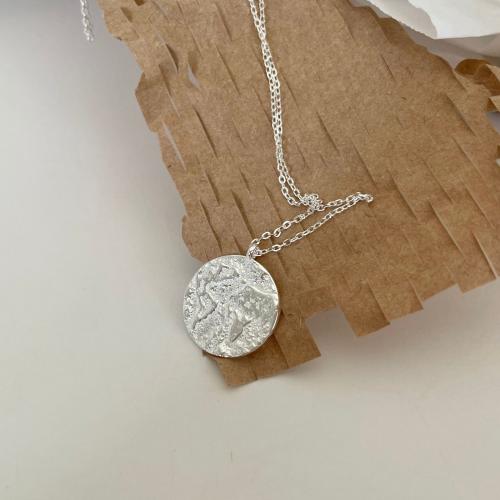 Sterling Zilveren halskettingen, 925 sterling zilver, mode sieraden & voor vrouw, meer kleuren voor de keuze, Lengte Ca 45 cm, Verkocht door PC