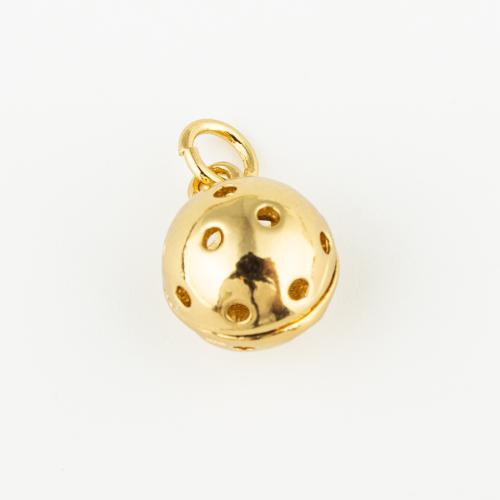 Brass Korut Riipukset, Messinki, muoti korut & Unisex, kultainen, 13x10mm, Reikä:N. 3mm, Myymät PC