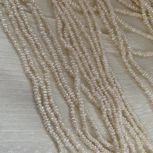 Keishi Kulturan Slatkovodni Pearl perle, možete DIY, bijel, about:2-3mm, Prodano Per Približno 38 cm Strand