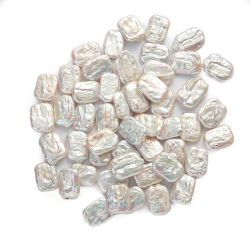 Natural Freshwater Pearl Loose Beads Square DIY white mm Sold By PC