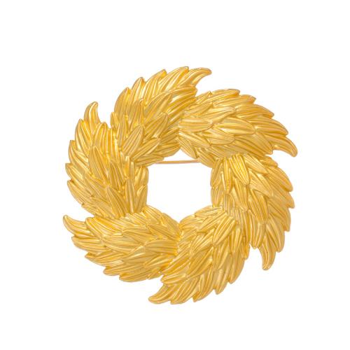 Zinc Alloy Brooches plated for woman gold Sold By PC