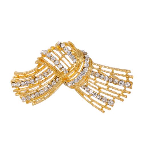 Zinc Alloy Brooches plated for woman & with rhinestone Sold By PC