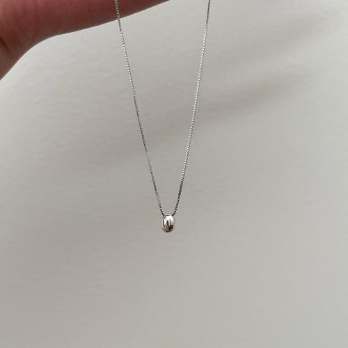 925 Sterling Silver Necklaces fashion jewelry & for woman silver color Length Approx 21-50 cm Sold By PC