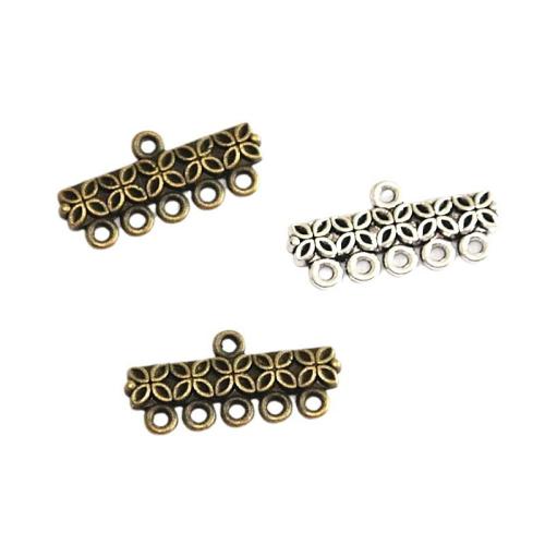 Zinc Alloy Connector plated DIY & 1/1 loop Sold By Bag